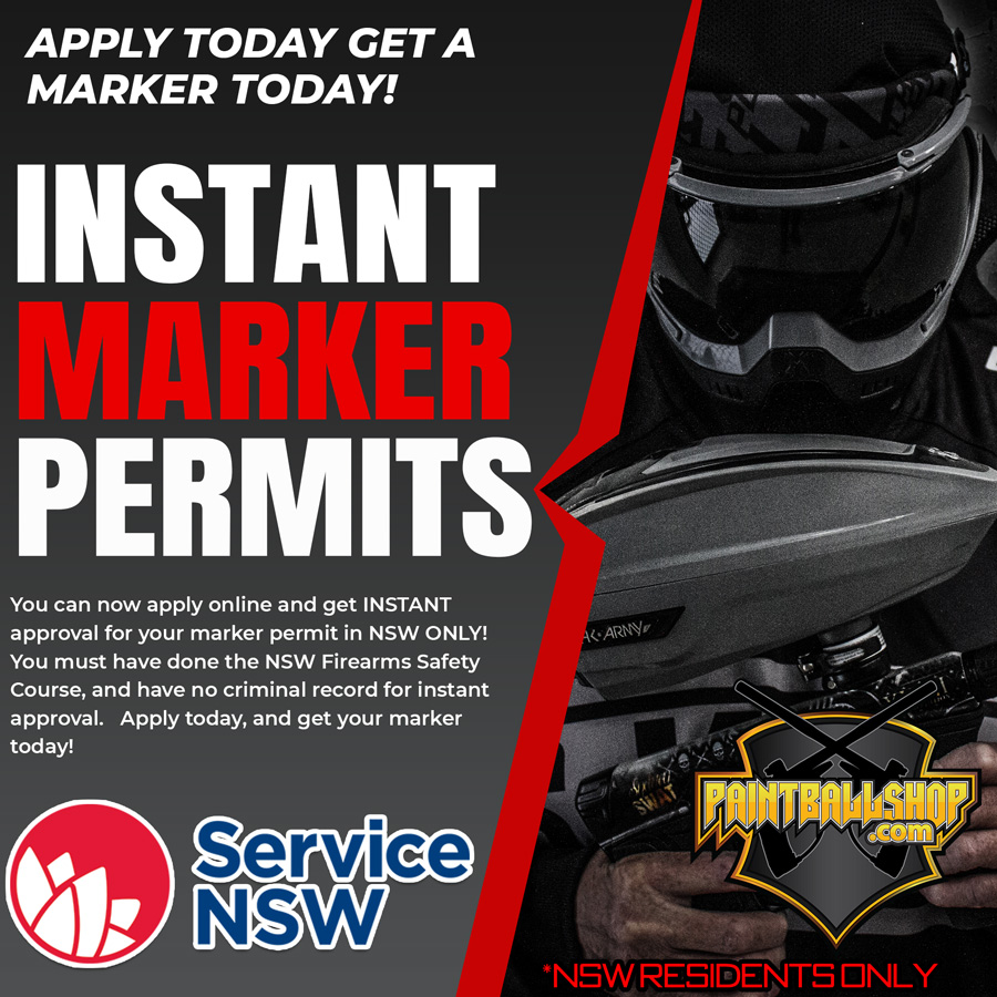 Instant NSW Paintball Gun Licences Action Paintball Games Sydney's