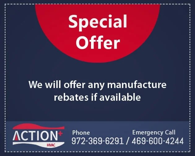 HVAC Specials & HVAC Rebates AC & Heat Services Action Plus HVAC