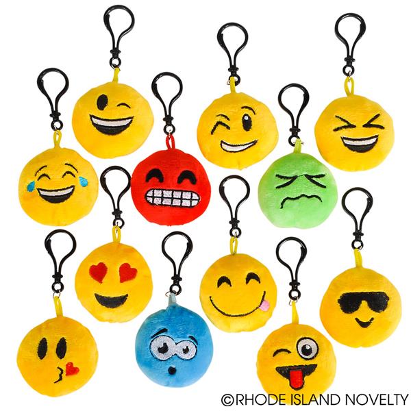 2.75″ Emoji Plush Keychain Assorted (dozen) Action Enterprises