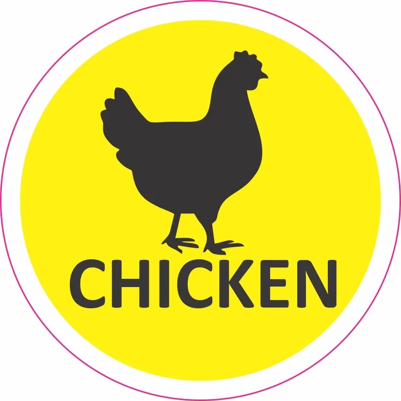 Chicken Flavour Sticker ActionPrint