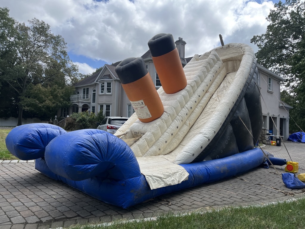 USED Titanic Slide Dual Lane for Sale Cutting Edge Inflatables Totanic