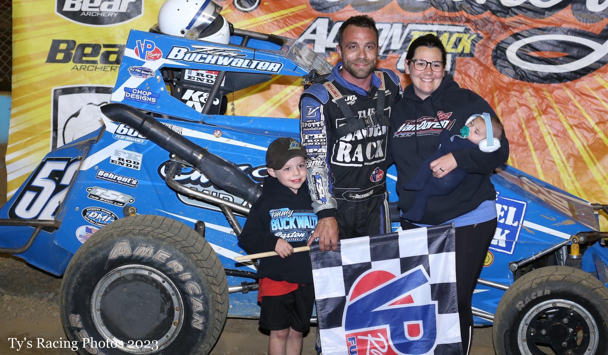 Two In A Row For T. Buckwalter; Weisenfluh Wins 1st Action Track USA