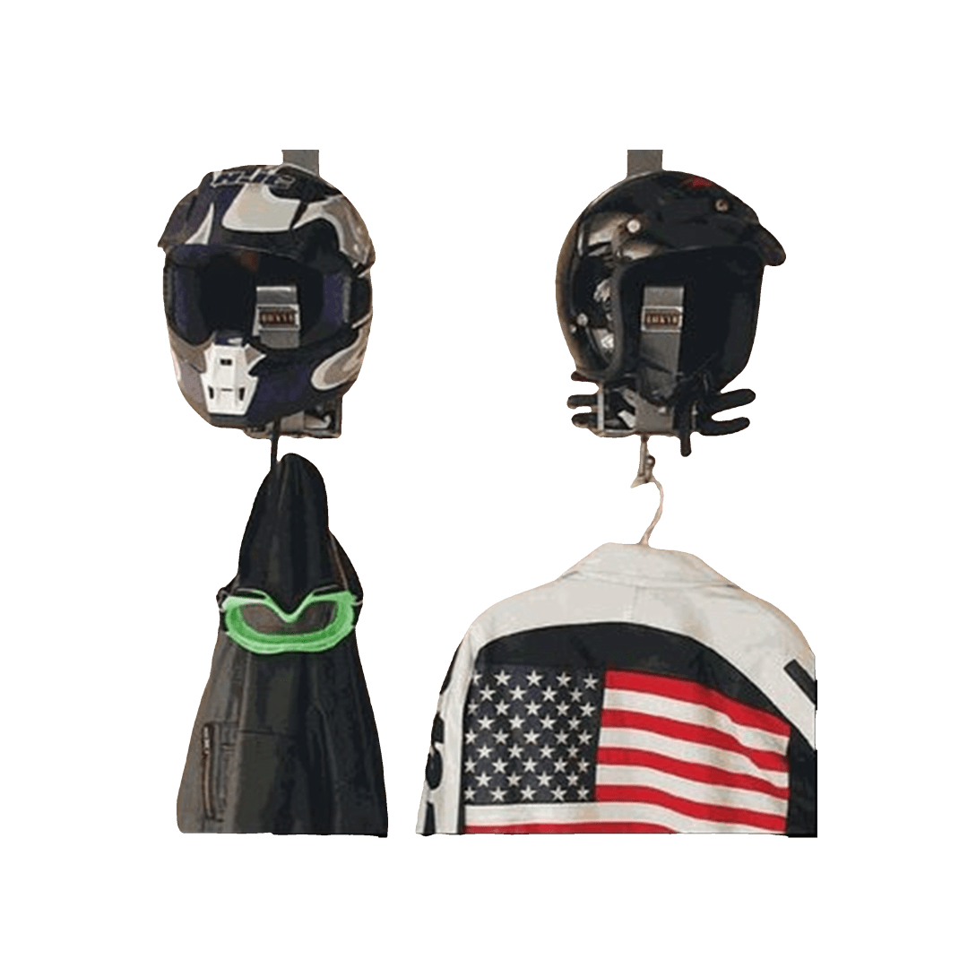 Motorcycle Helmet Rack Action Trailers