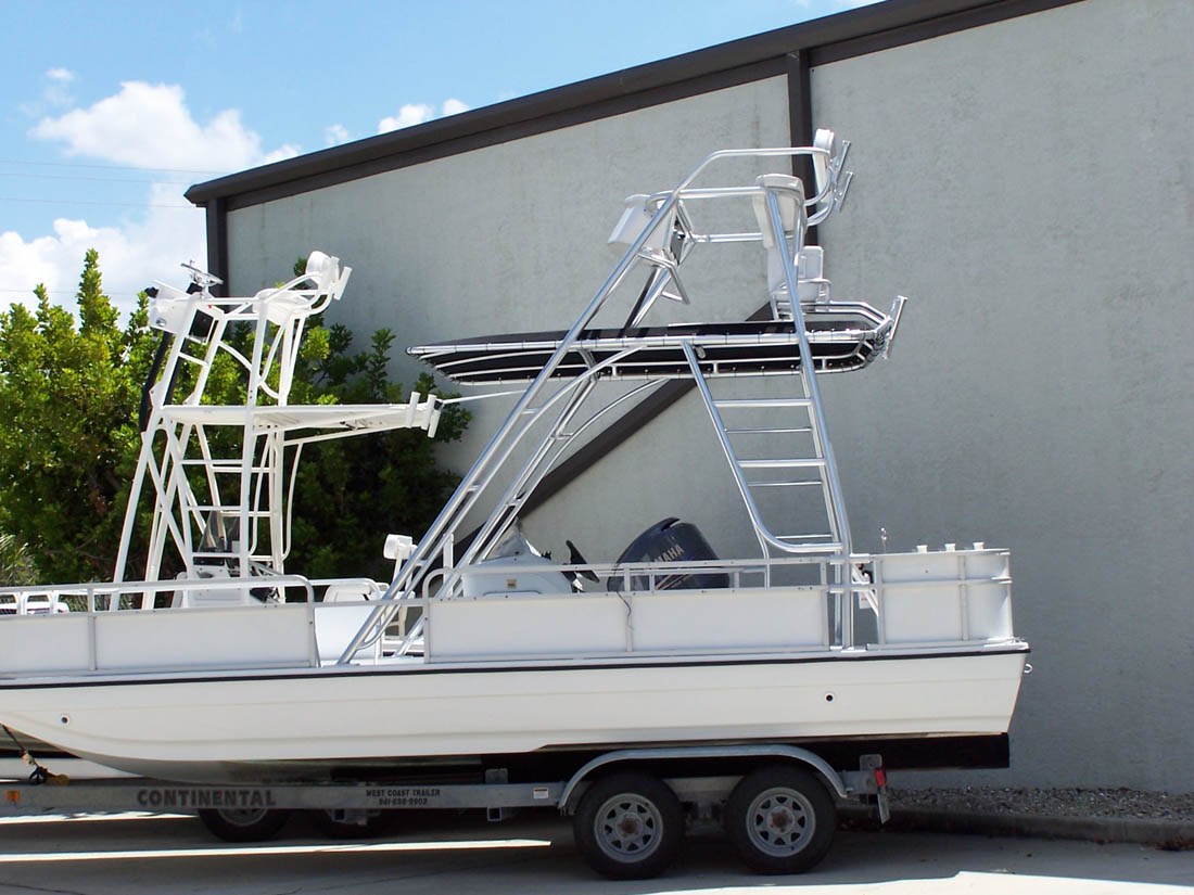 Custom Boat Towers by Action Welding of Cape Coral