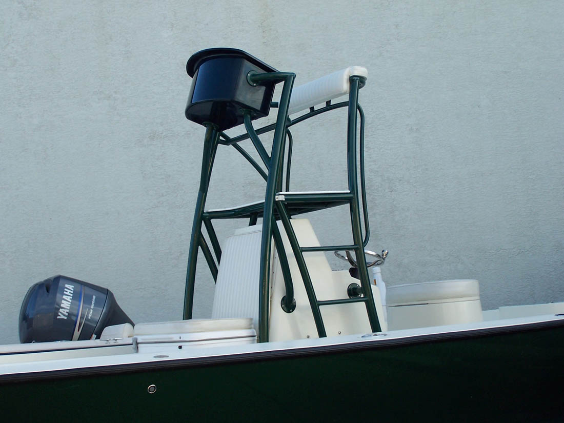 Custom Flats Boat and Bay Boat Towers by Action Welding