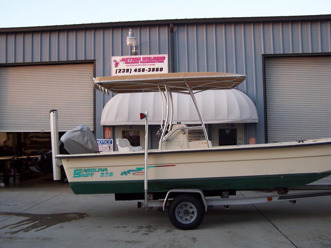 Carolina Skiff TTop Photo Gallery by Action Welding