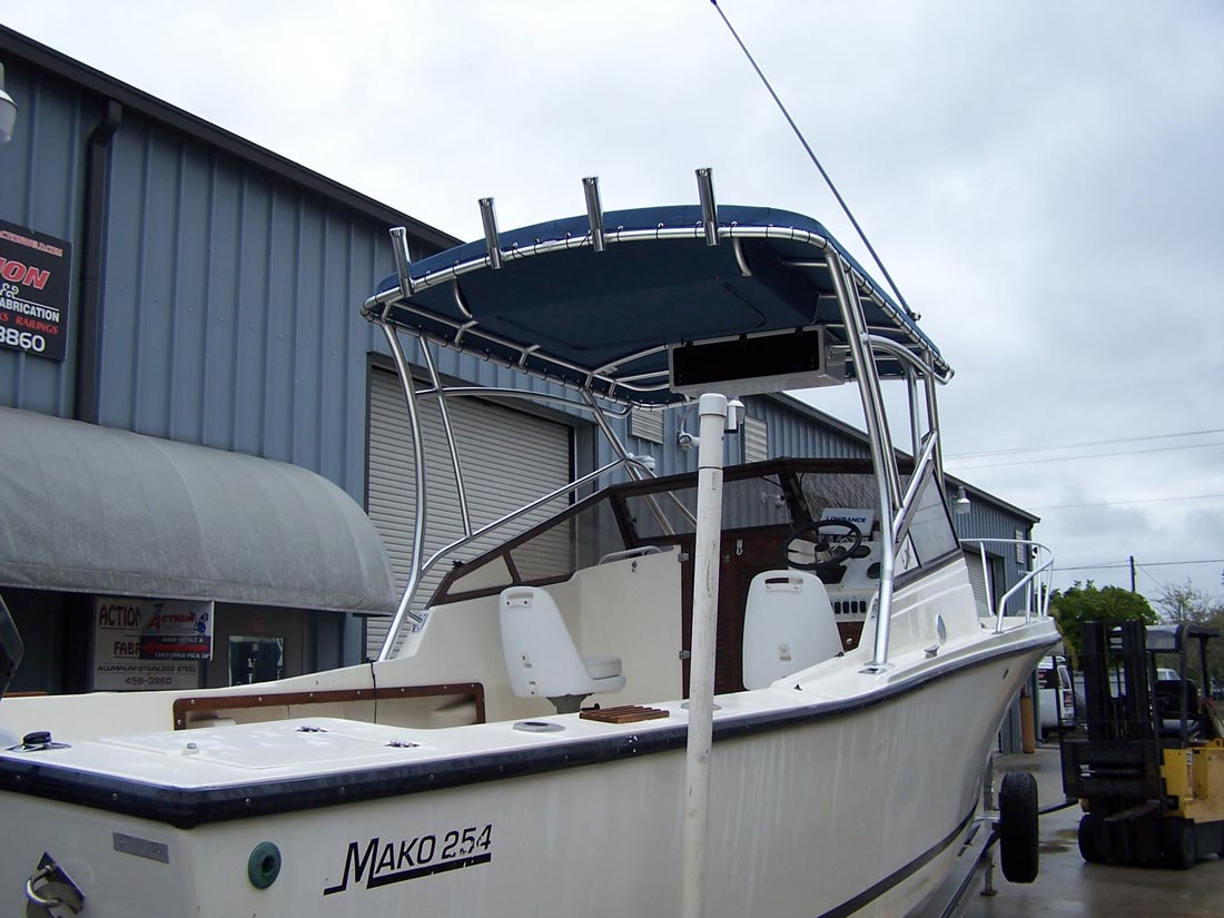 Custom Half Tower Tops for WalkArounds & WalkThru Boats