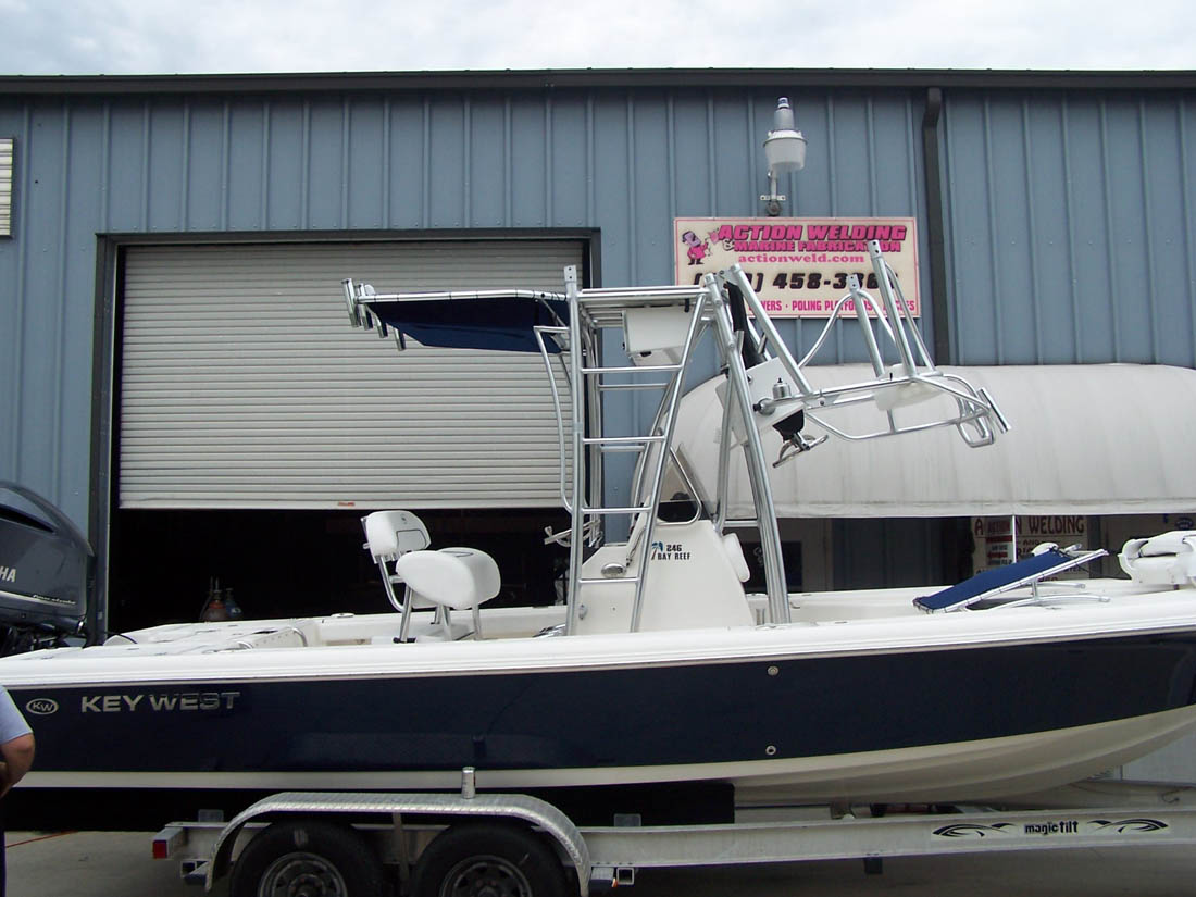 Key West Flats Boat and Bay Boat Towers Photo Gallery