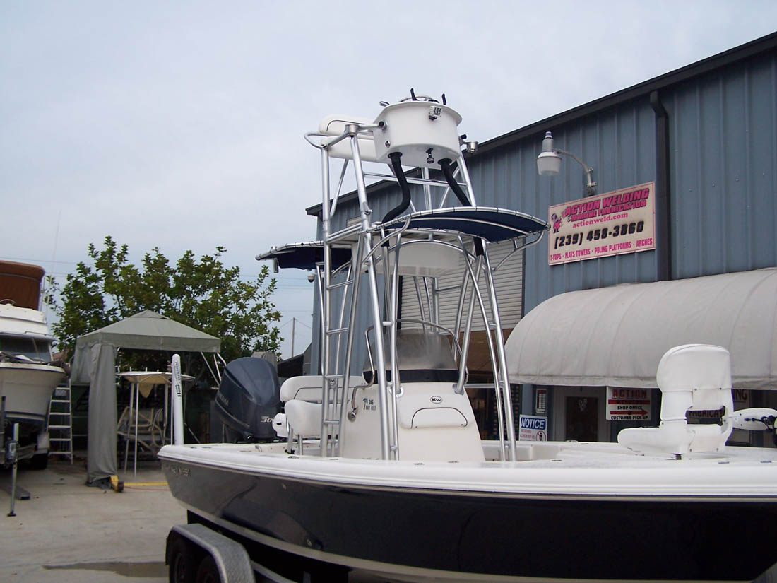 Key West Flats Boat and Bay Boat Towers Photo Gallery