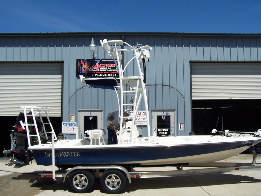 Action's Shearwater Flats Boat and Bay Boat Towers Photo Gallery
