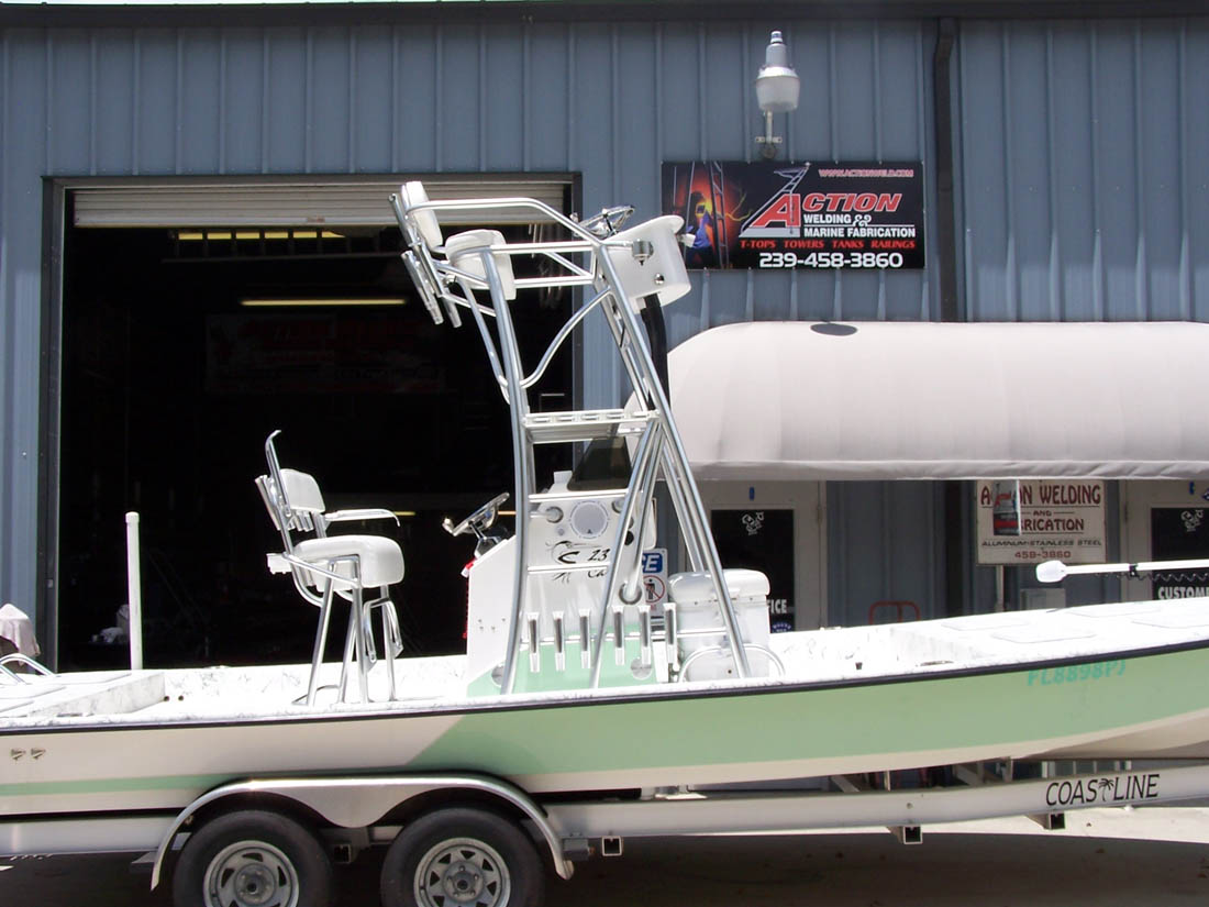 Shoal Water & Shoal Cat Flats and Bay Boat Towers Photo Gallery