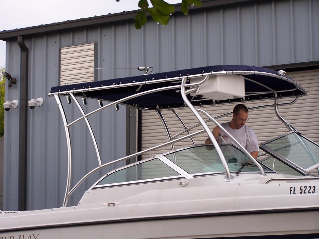 Custom Half Tower Tops for WalkArounds & WalkThru Boats