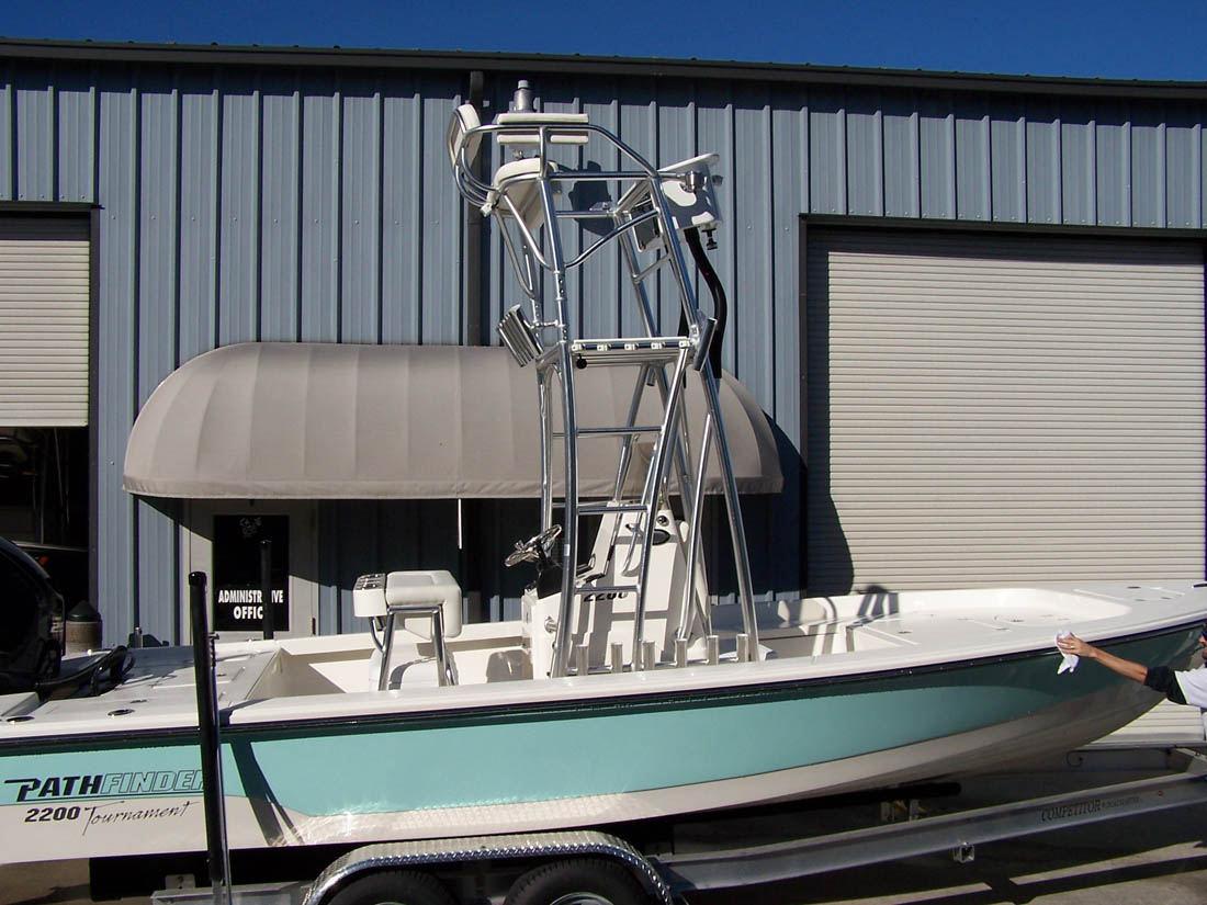 Action's Pathfinder Flats Boat and Bay Boat Towers Photo Gallery