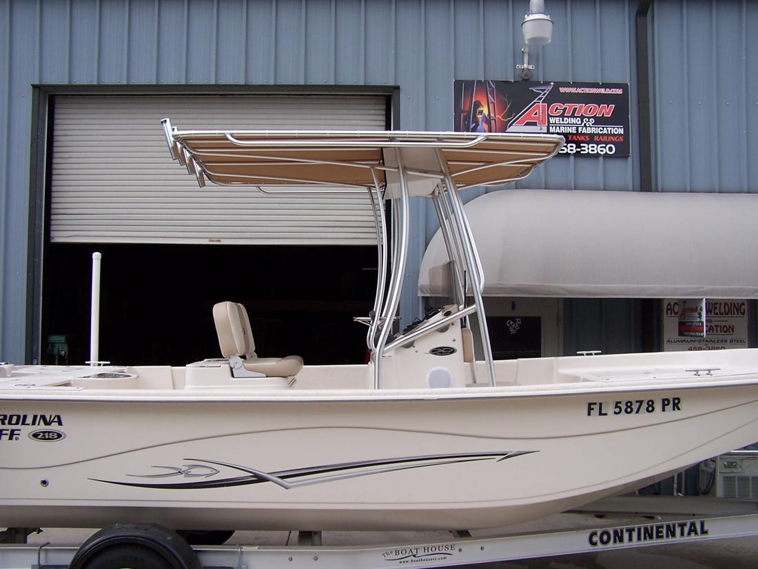 Carolina Skiff TTop Photo Gallery by Action Welding