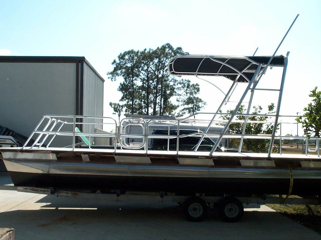 Custom Boat Tops by Action Welding of Cape Coral Florida
