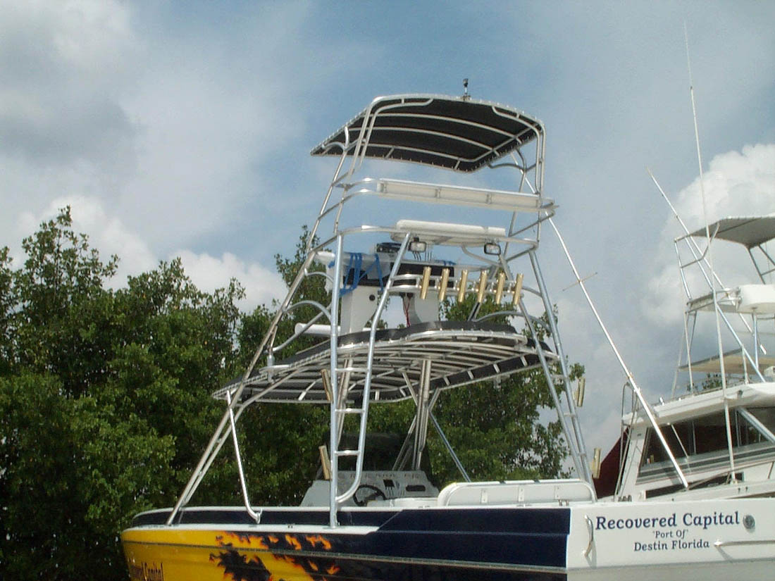 Custom Boat Towers by Action Welding of Cape Coral