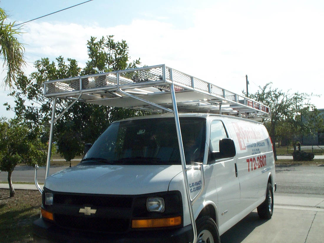 Photo Gallery of Van Racks Fabricated by Action Welding of Cape Coral