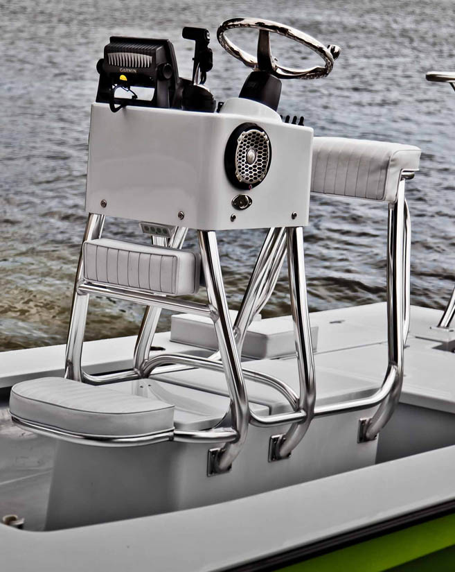 Mini Flats Boat & Bay Boat Towers Photo Gallery by Action Welding