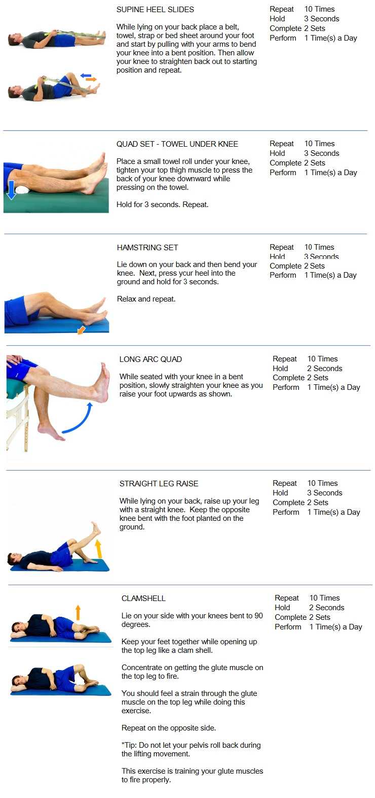 Beginner Knee Exercises Active Chiropractic