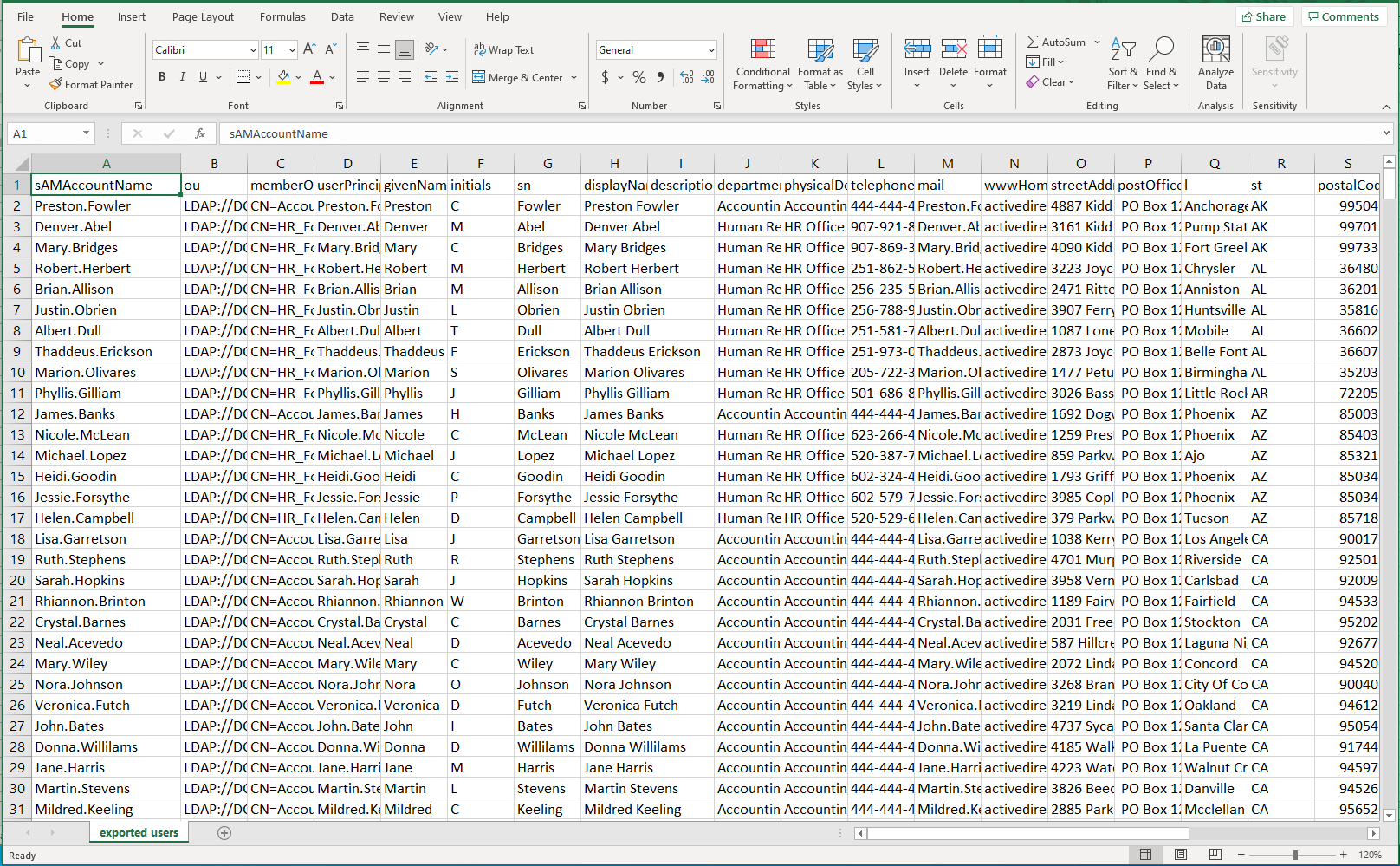 Export AD Users to CSV with PowerShell Active Directory Pro
