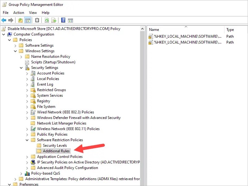 How to Disable Microsoft Store (Windows 10/11) Active Directory Pro