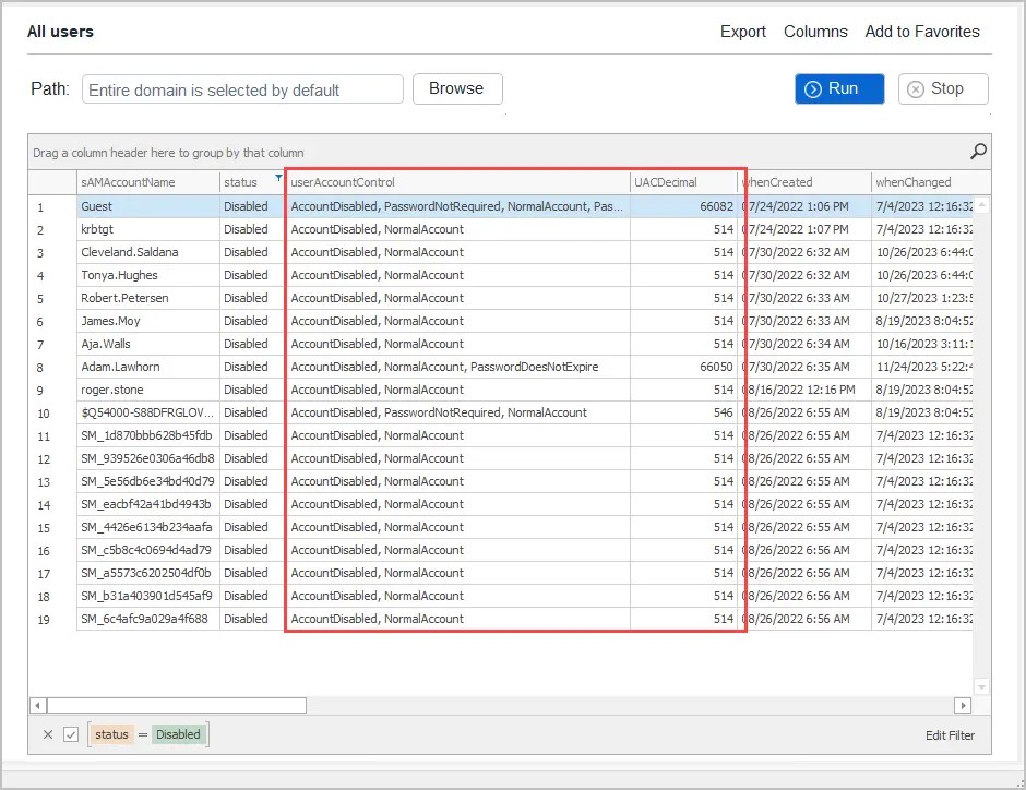 How to Find Disabled Active Directory User Accounts