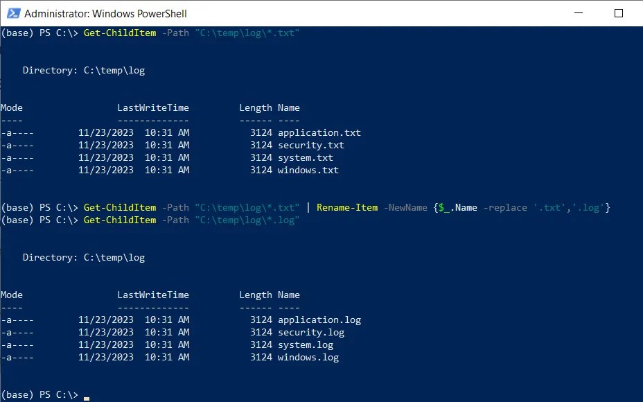 How to Rename Files in PowerShell Using RenameItem Active Directory