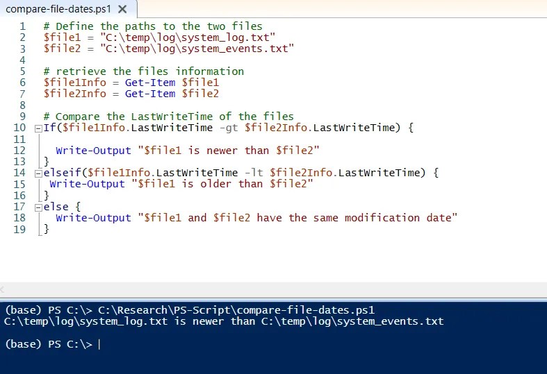 How to Compare File Dates in PowerShell Active Directory Tools
