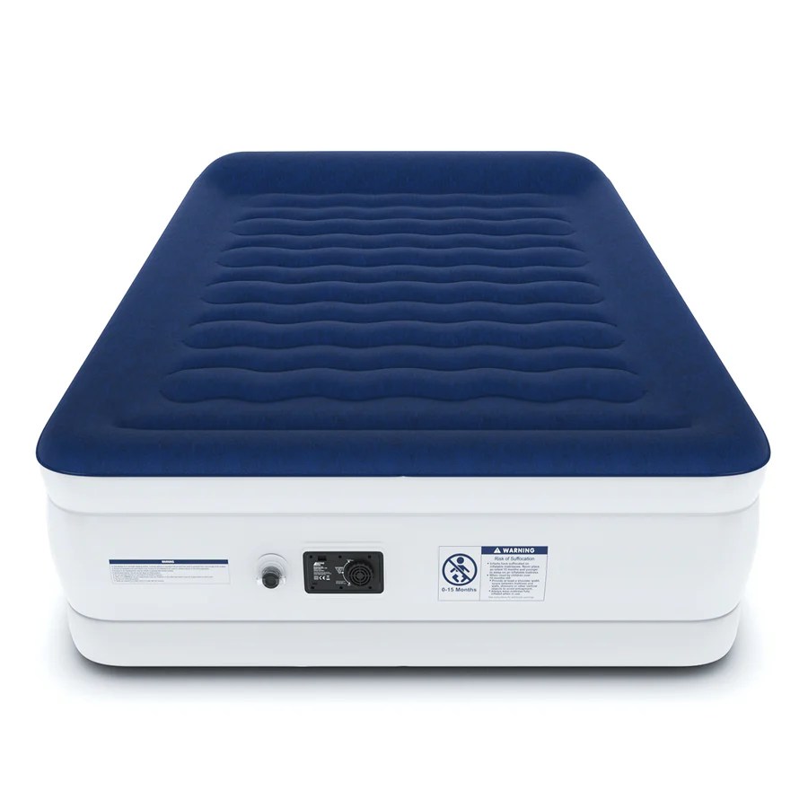 Double Size Comfort Plus Air Bed Navy/White Free Delivery Active Era