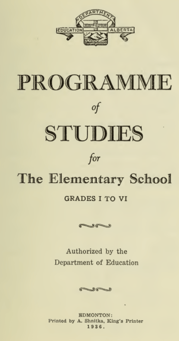 Abandoning the Enterprise? Alberta’s 1936 and 2021 Social Studies