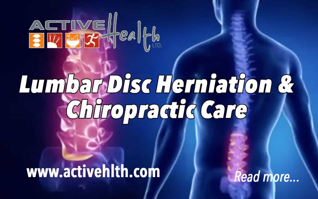 Lumbar Disc Herniation and Chiropractic Chiropractor Park Ridge, IL