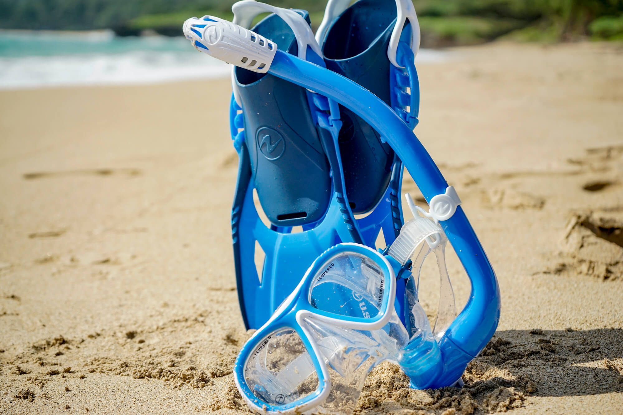 Oahu Snorkel Mask and Fin Rentals, North Shore Oahu Near Laie Hawaii