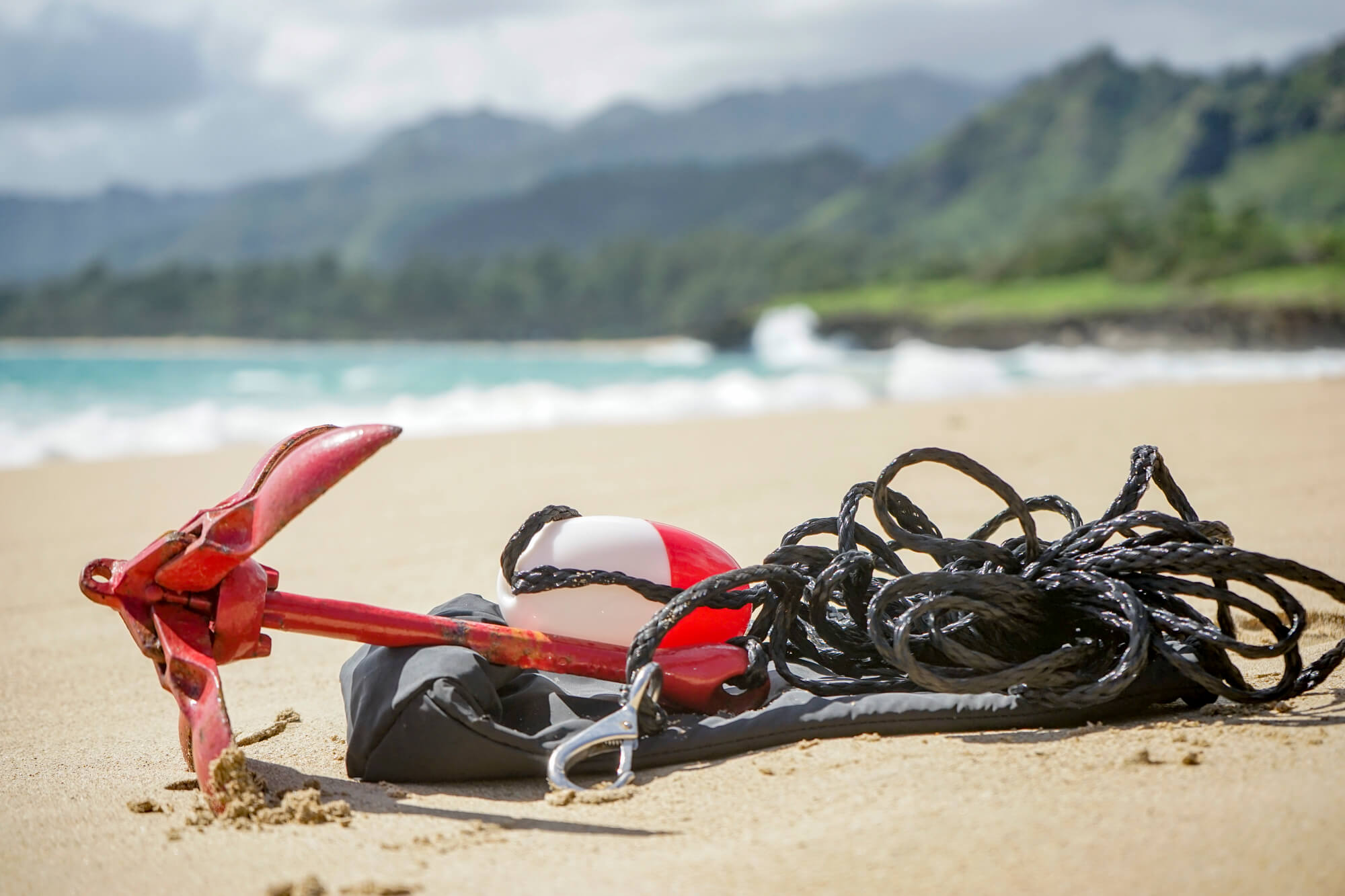 Oahu Kayak Anchor Rentals on North Shore, East Oahu Near Laie Hawaii
