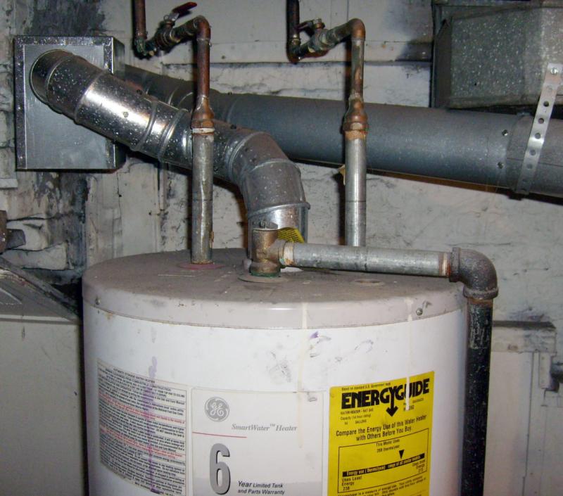 Gas Water Heater Vent Pipe & Hood Installation