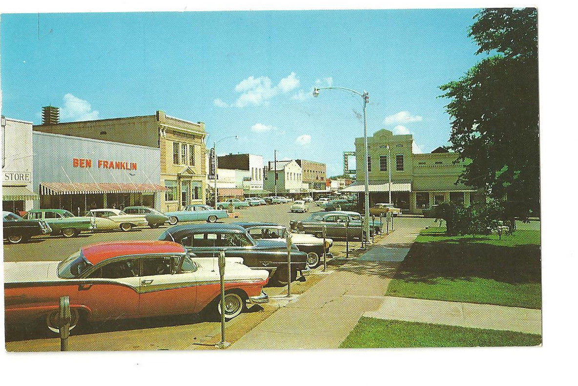 What happened to colorful cars? N Spring St. in downtown Searcy AR.