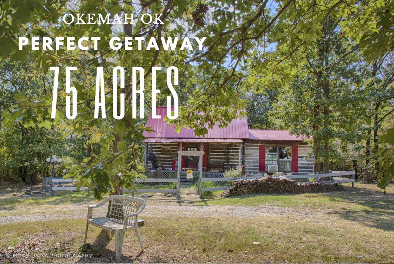 OKEMAH OK OKFUSKEE COUNTY 75ACRES LAND FOR SALE IN OK