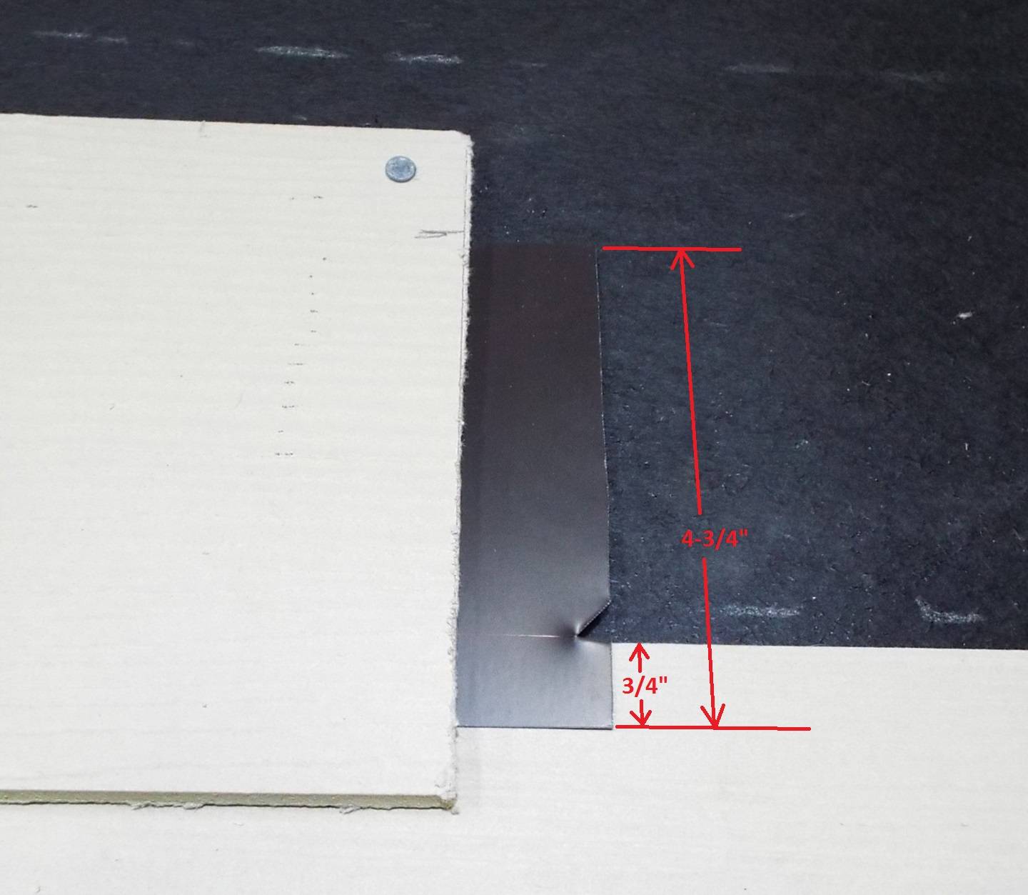 How to flash siding butt joints