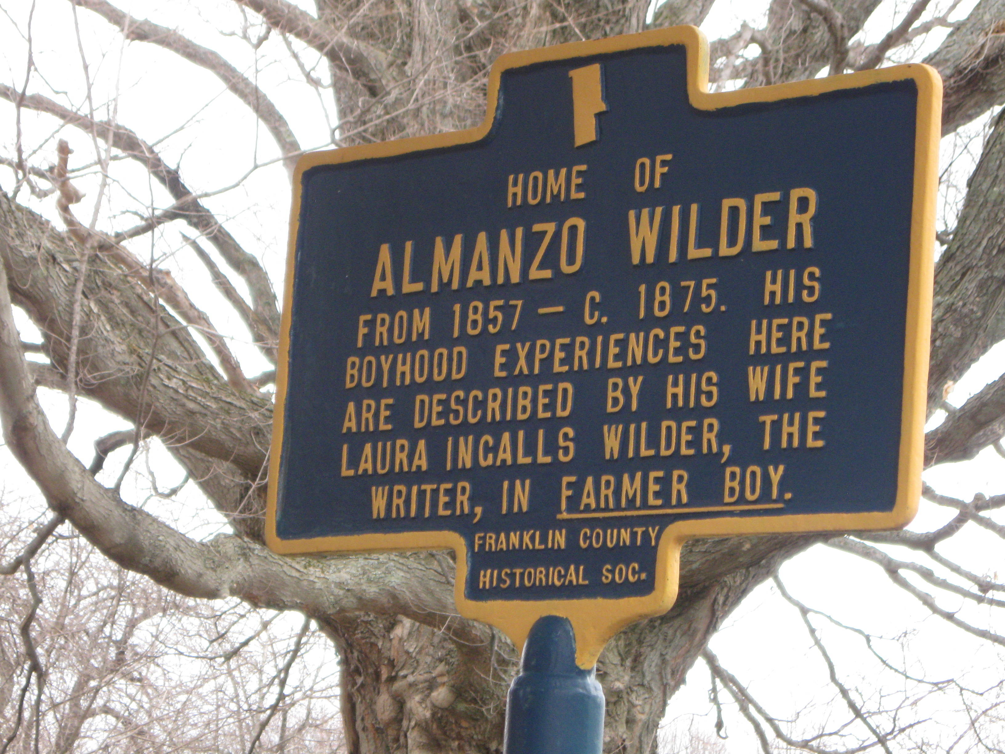 Farmer Boy, Almonzo Wilder, Malone New York