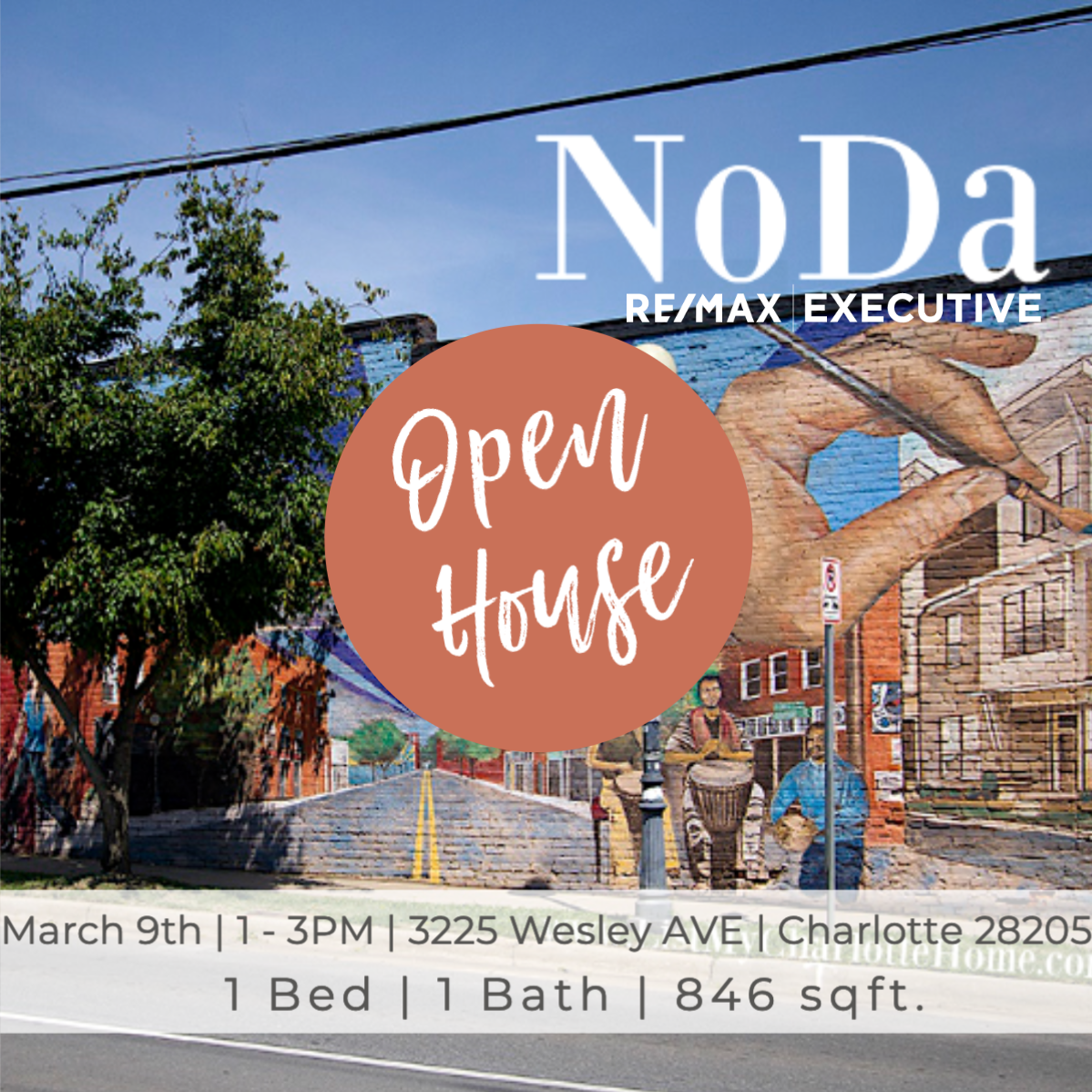NoDa & Dilworth Open Houses SATURDAY, March 9