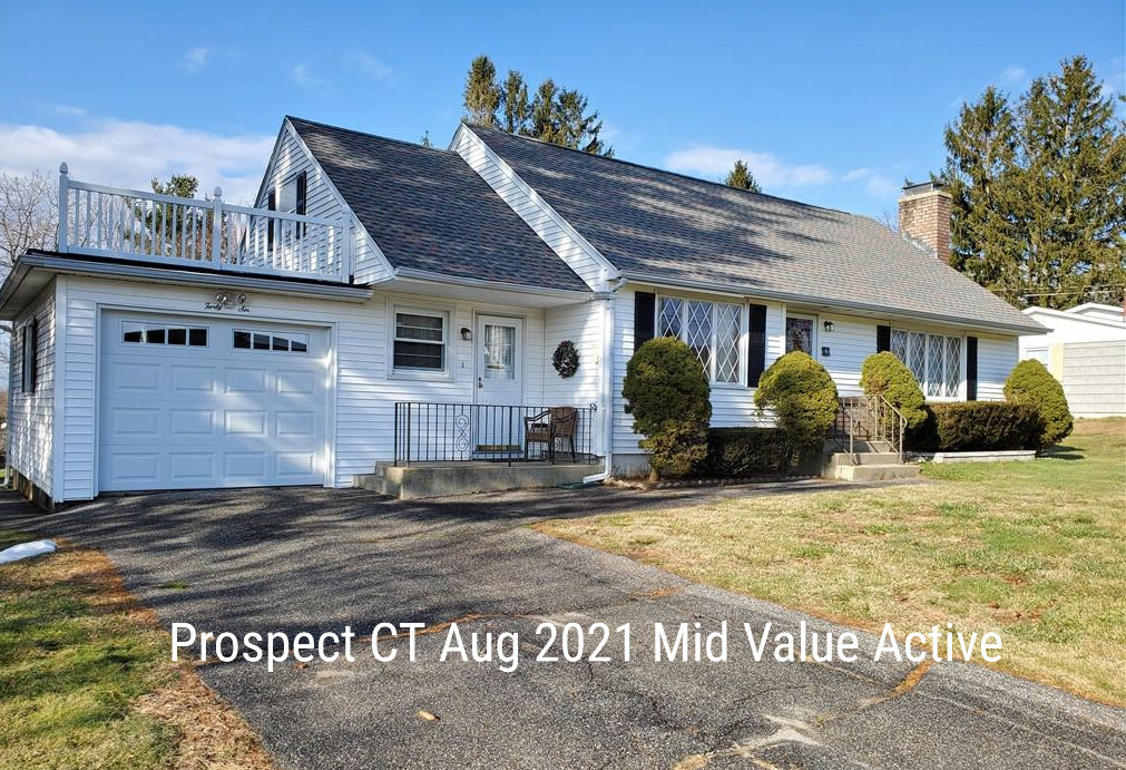 Prospect CT August 2021 Real Estate Market Trends