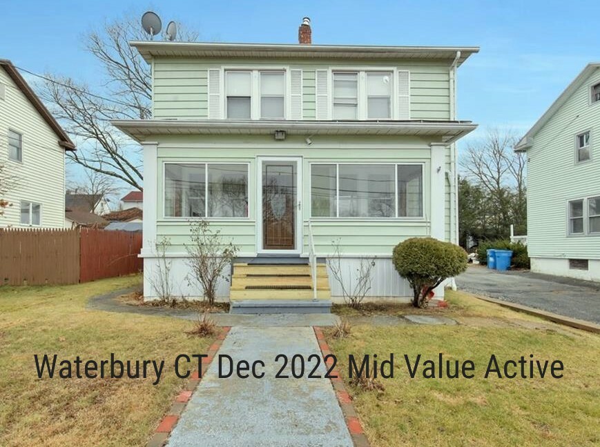 December 2022 Real Estate Sales Report for Waterbury C