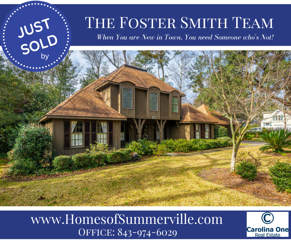 Home in Downtown Summerville JUST SOLD!