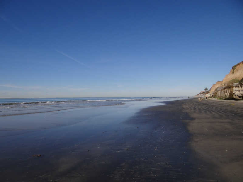 A Winter Walk on Terramar Beach in Carlsbad