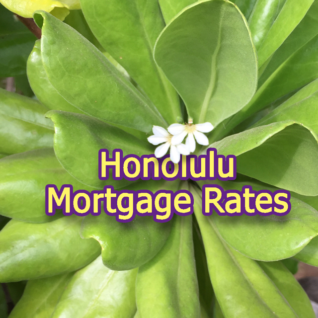 Honolulu Mortgage Rates for December 2017