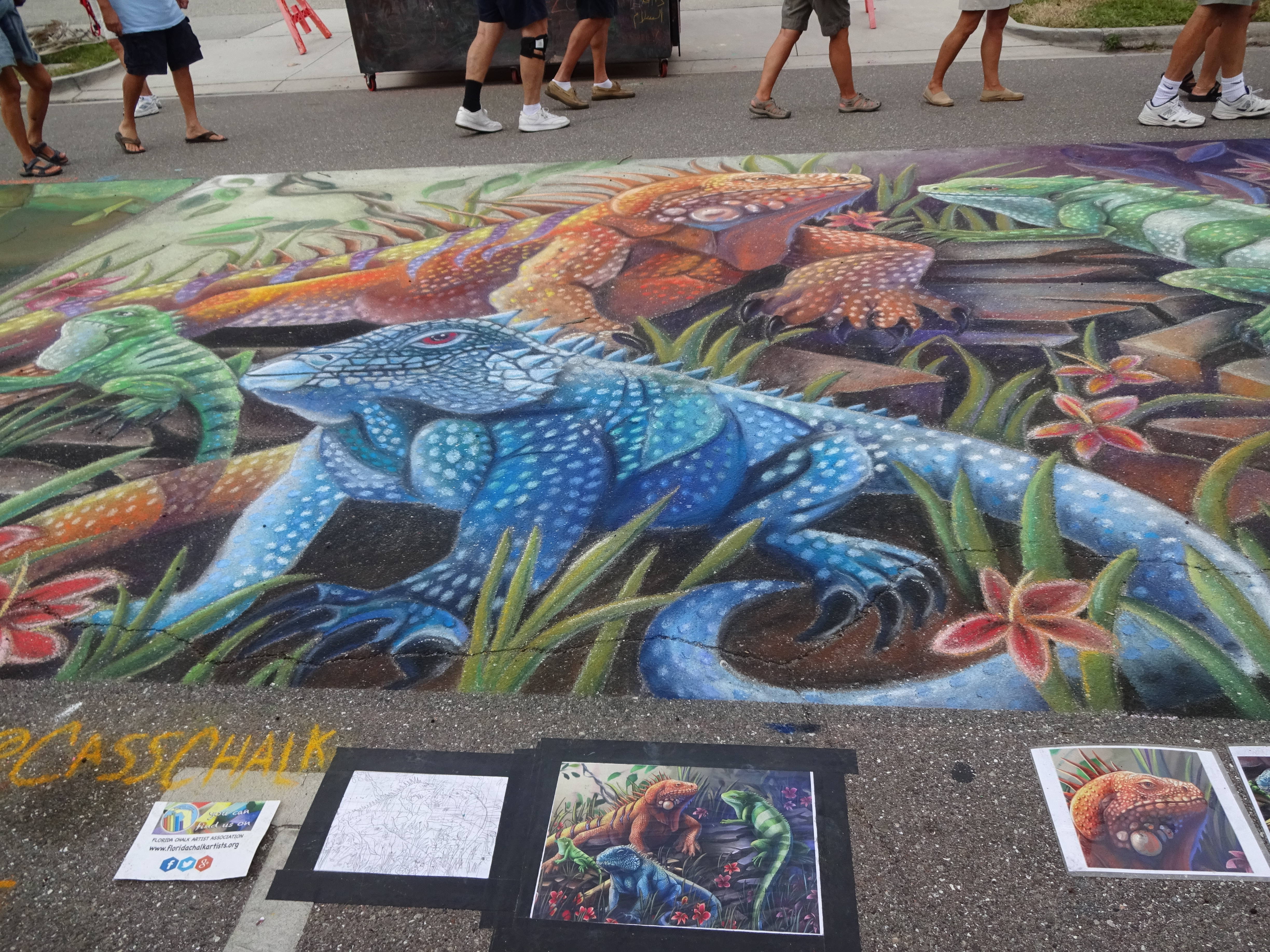 Sarasota Chalk Festival at Venice, FL 2014