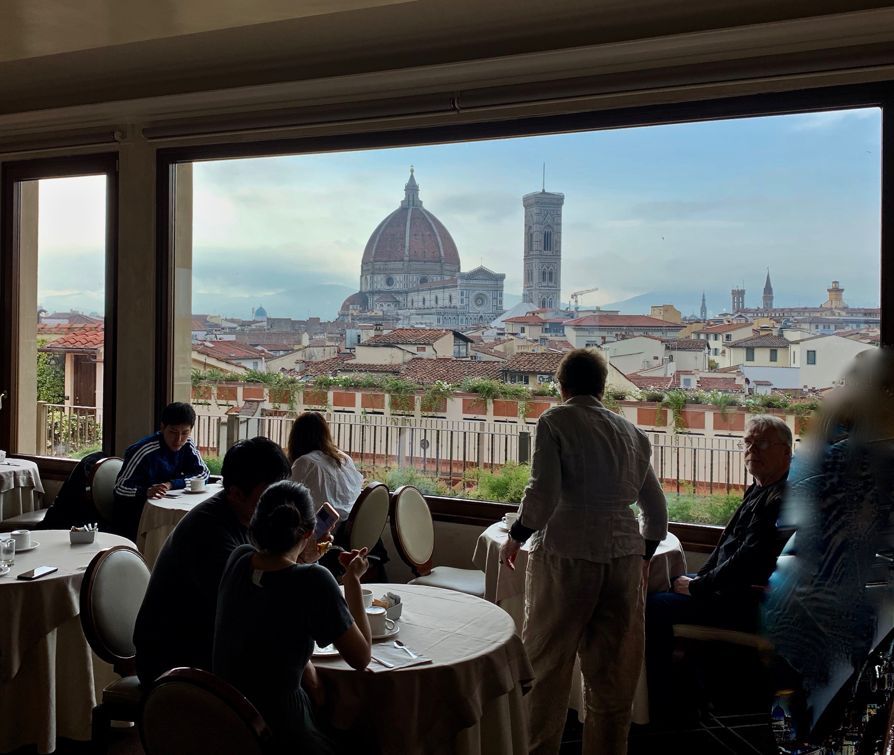 Throwback Thursday Panoramic View at Breakfast in Flor