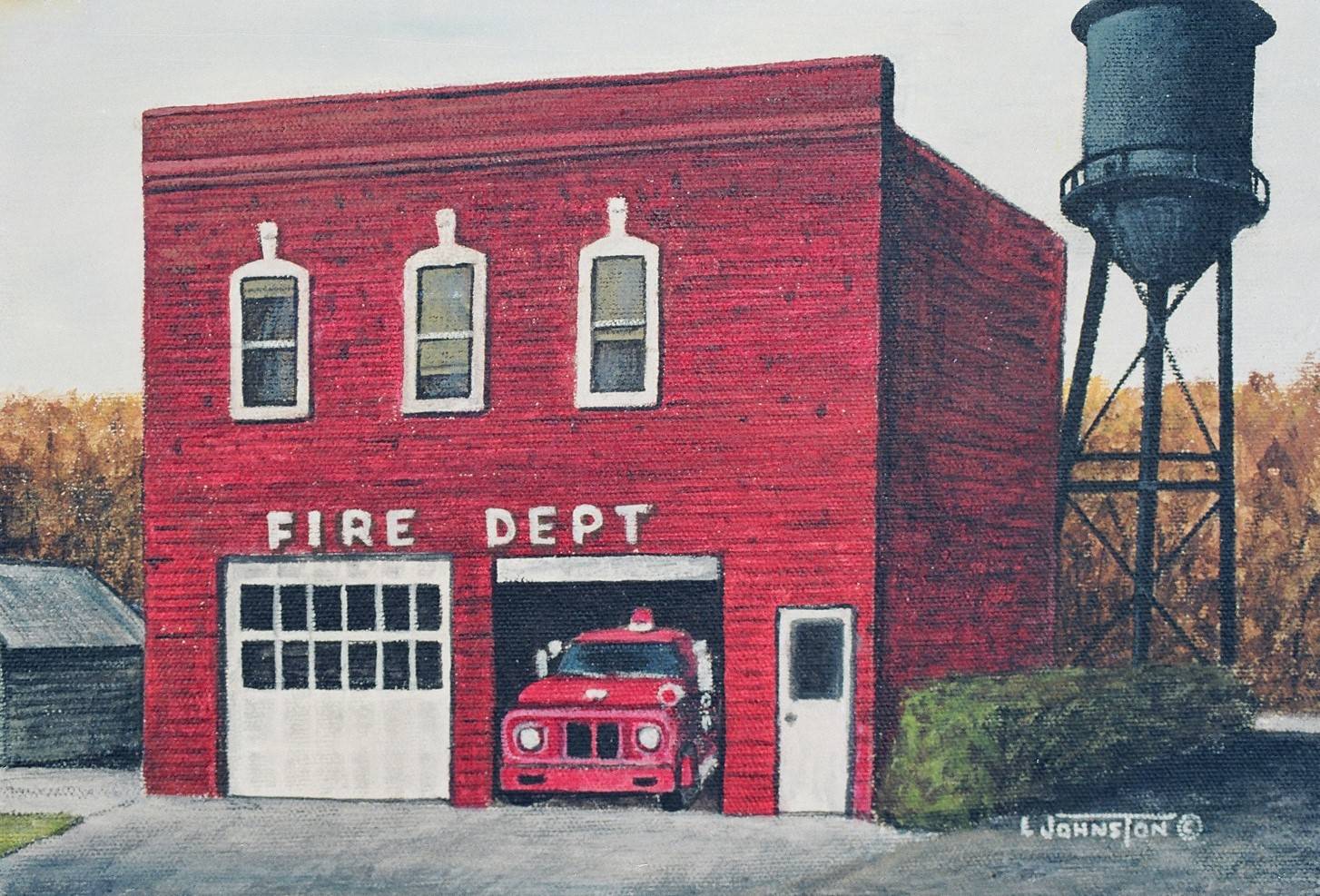 History of a Painting The Fire Dept.
