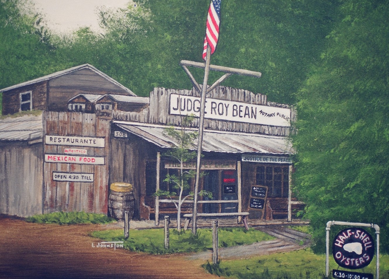 The History of a Painting On the Road in Daphne, AL