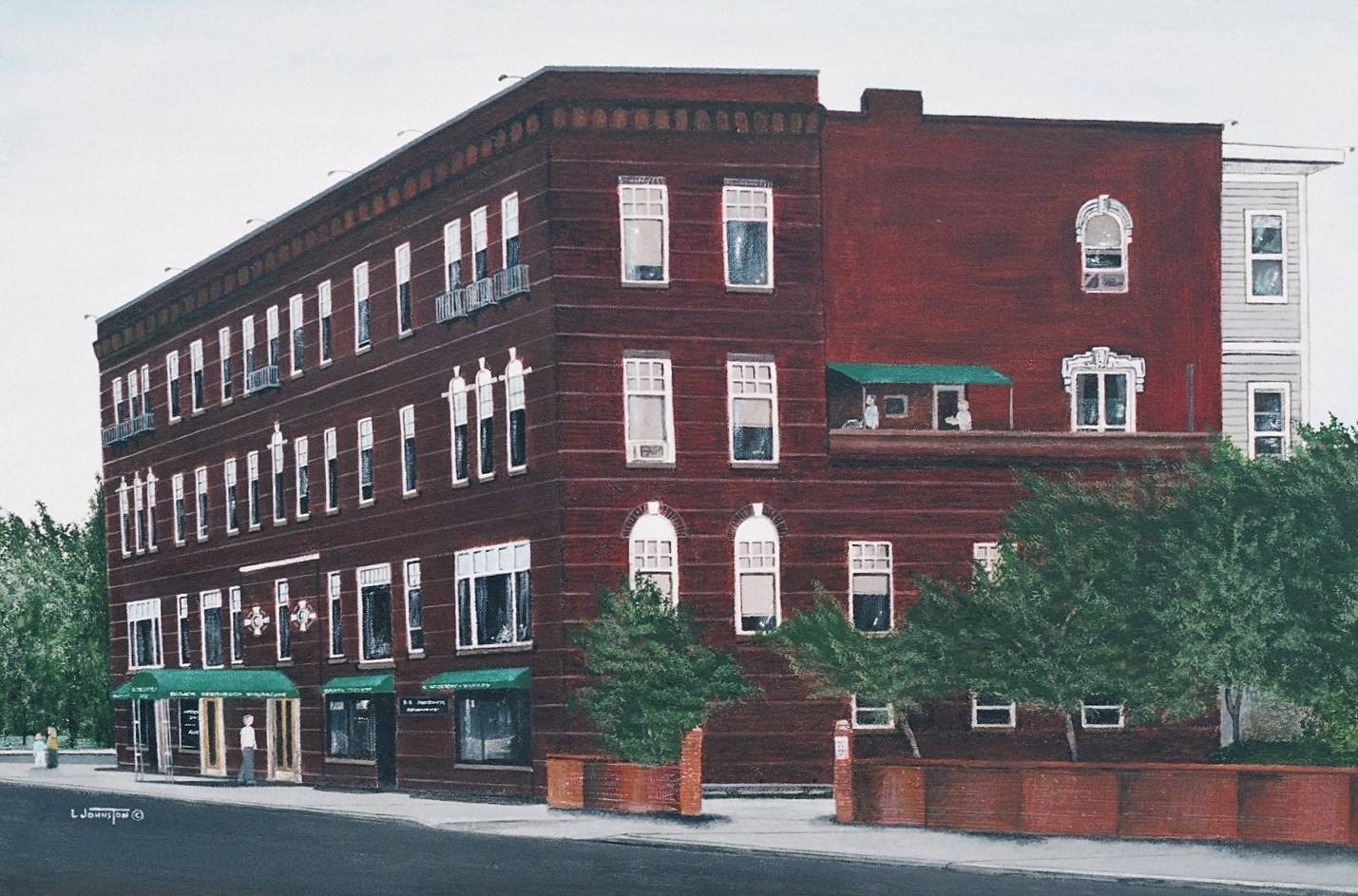 History of a Painting The Prange Building, Kalamazoo,