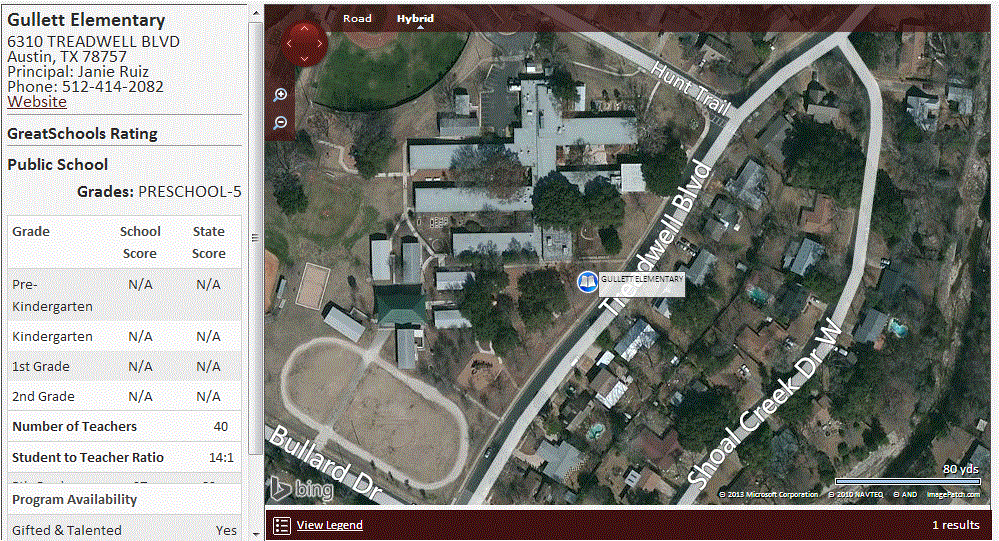 Homes Near Gullett Elementary School in Austin TX